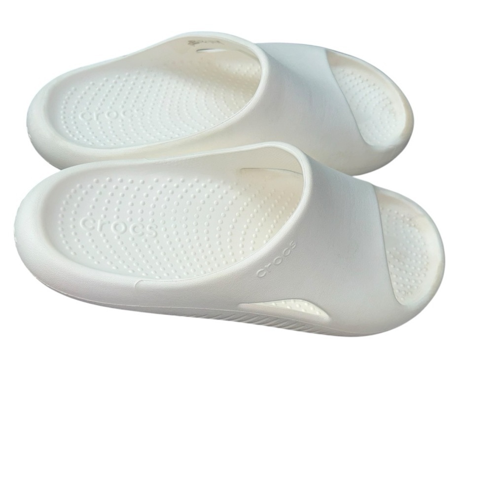 Crocs Mellow Recovery comfort Slides flip flops slip on unisex woman 6 /men 4